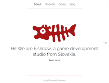 Tablet Screenshot of fishcowstudio.com